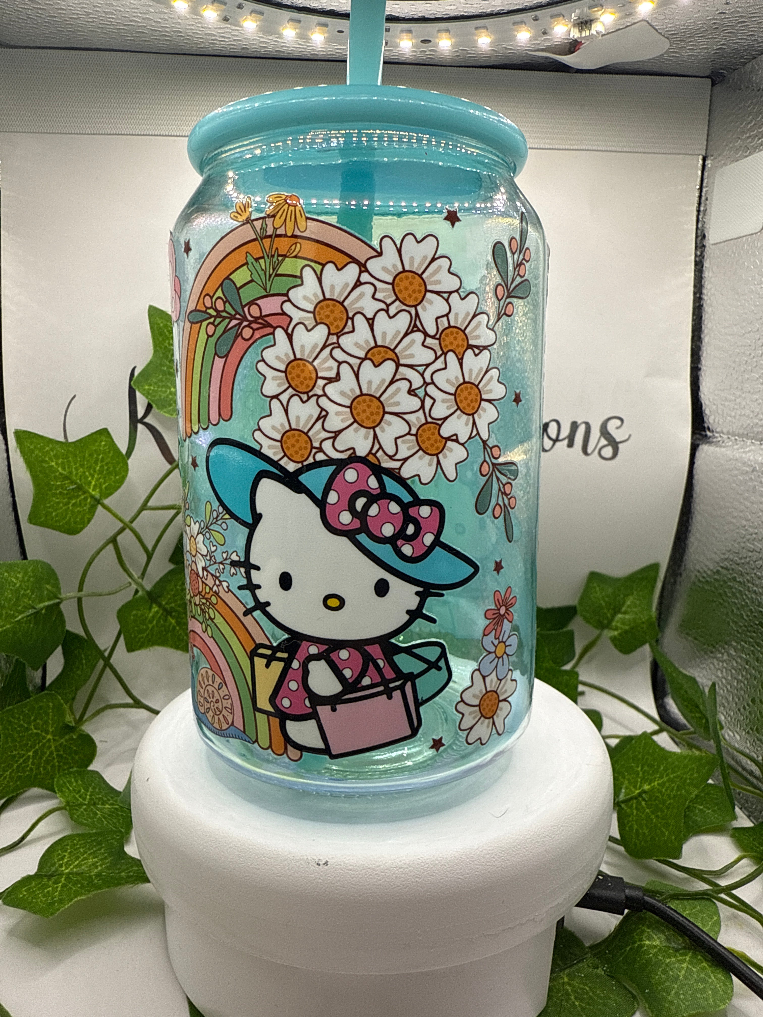 Hello Kitty glass libbey