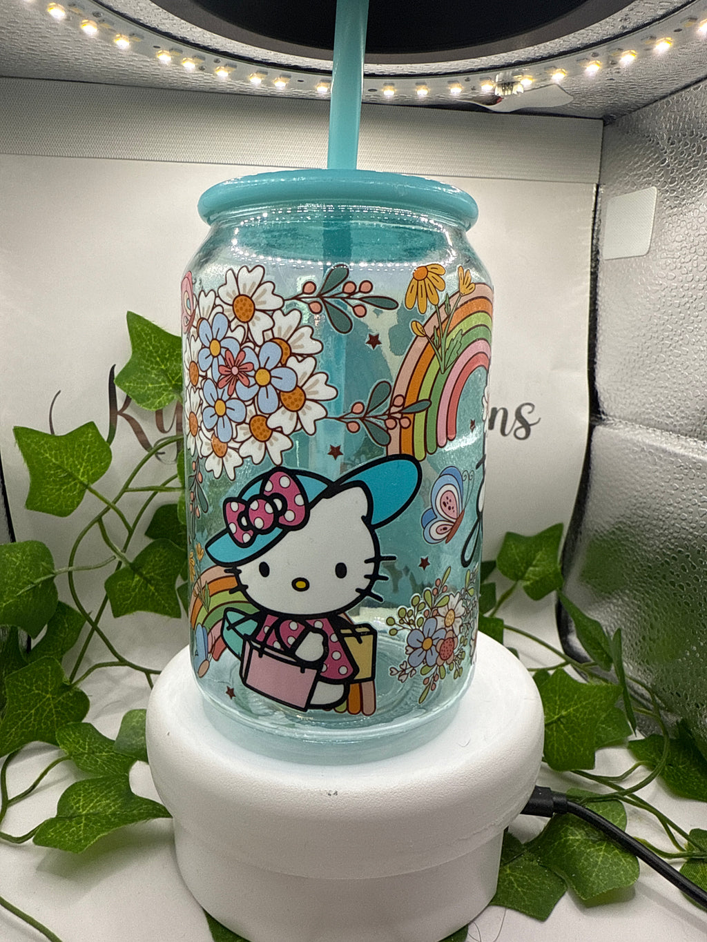 Hello Kitty glass libbey
