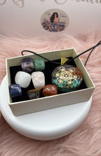 Stones and healing necklace