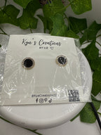 Black & Gold Earring