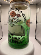 Reading is like dreaming with your eyes open Cup