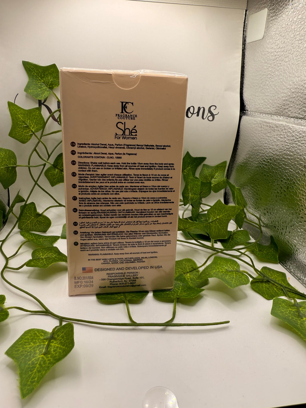Shé For Women Inspired by Giorgio Armani’s Si